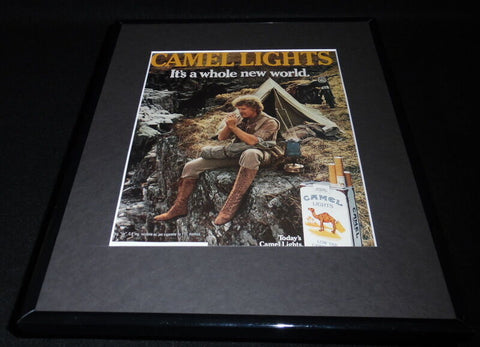 1984 Camel Lights Cigarettes Framed 11x14 ORIGINAL Vintage Advertisement F