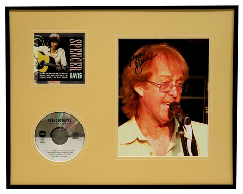 Spencer Davis Signed Framed 16x20 CD & Photo Display 