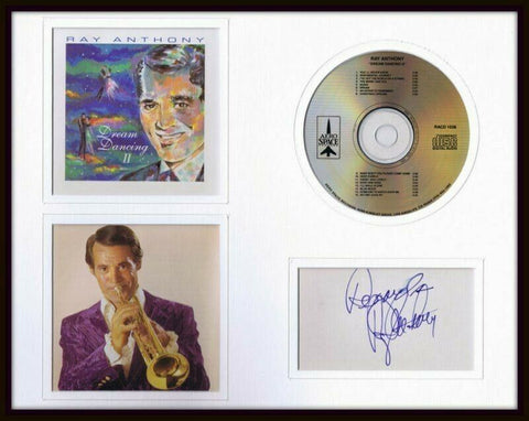 Ray Anthony Signed Framed 11x14 CD & Photo Display 