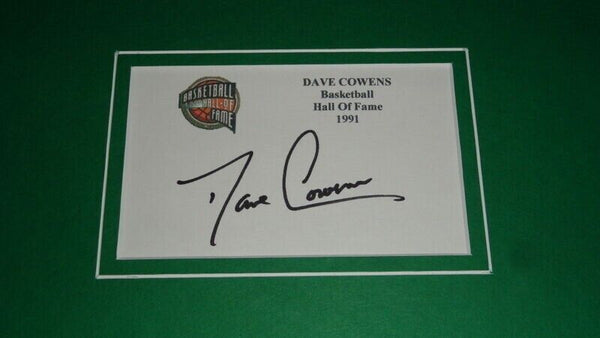 Dave Cowens Signed Framed 16x20 Photo Display Boston Celtics