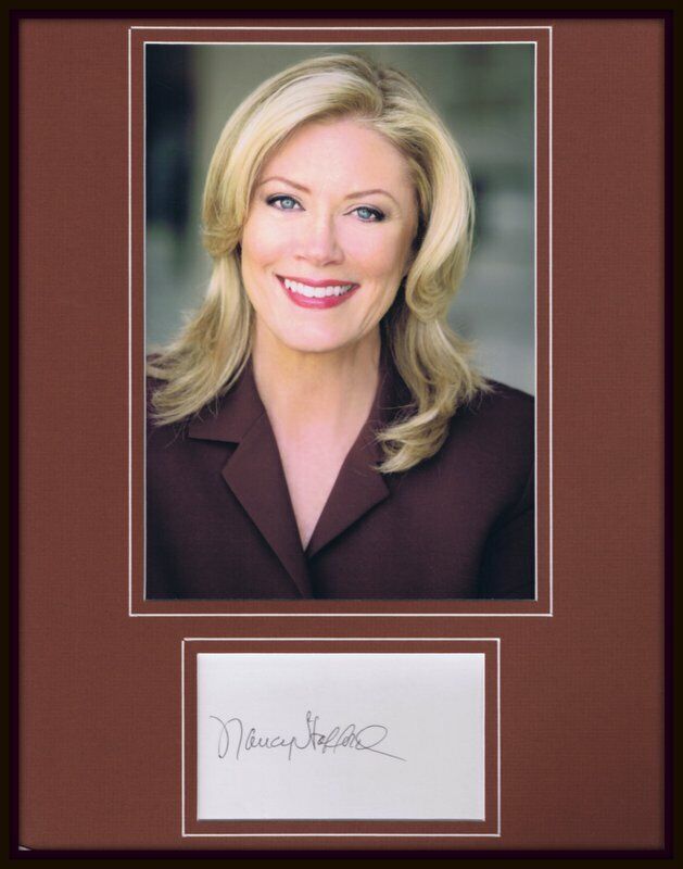 Nancy Stafford Signed Framed 11x14 Photo Display