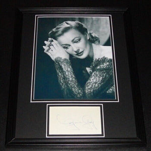 Virginia Grey Signed Framed 11x14 Photo Poster Display B