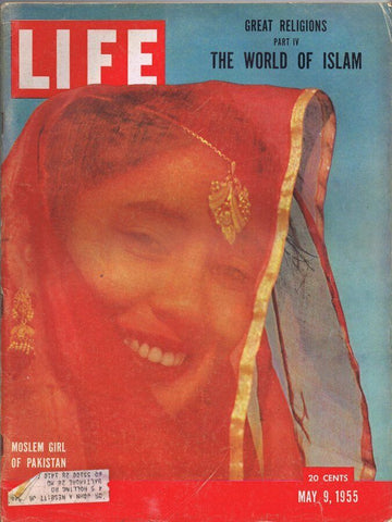 ORIGINAL Vintage Life Magazine May 9 1955 Moslem Girl of Pakistan