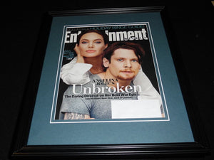 Unbroken Framed 11x14 ORIGINAL 2014 Entertainment Weekly Cover Angelina Jolie