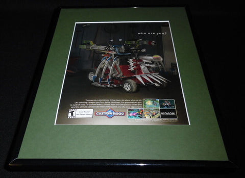 Custom Robo 2004 Game Cube Framed 11x14 ORIGINAL Vintage Advertisement 