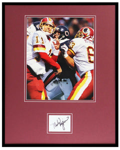 Mark Rypien Signed Framed 16x20 Photo Display Washington vs Chicago