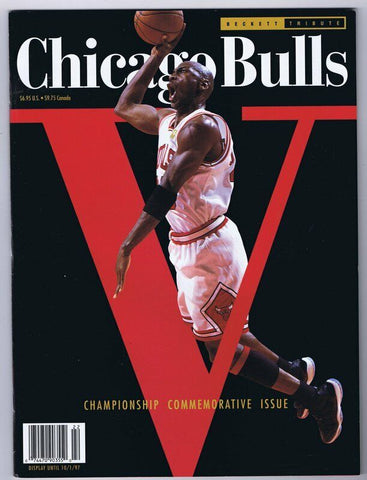 ORIGINAL Vintage 1997 Beckett Tribute Magazine Chicago Bulls V Michael Jordan 