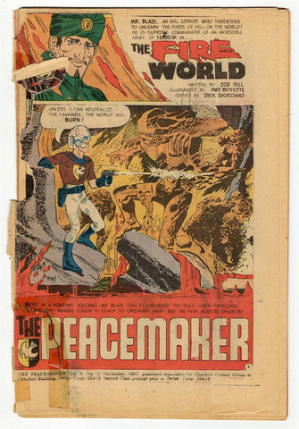 Peacemaker #5 ORIGINAL Vintage 1967 Charlton Comics 