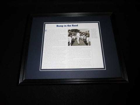 Coach Bump Elliott Michigan Wolverines Framed 11x14 Photo Display 