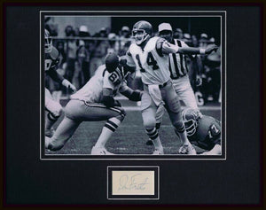 Dan Fouts Signed Framed 11x14 Photo Display San Diego Chargers 