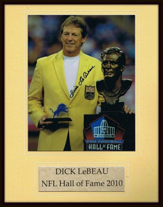 Dick Lebeau Signed Framed 11x14 Photo Display Steelers Lions Ohio State OSU