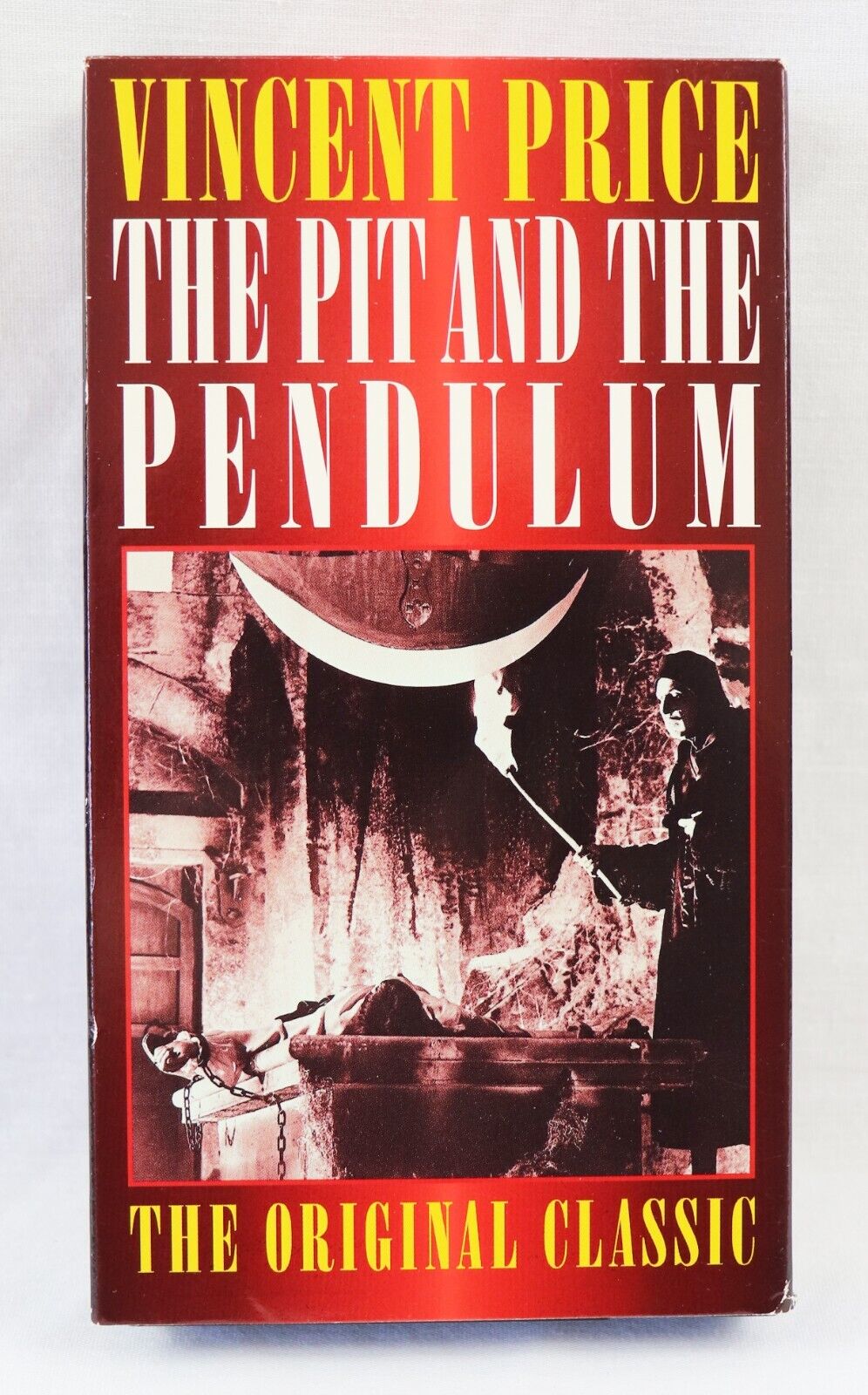 The Pit and the Pendulum VINTAGE VHS Cassette Vincent Price