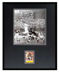 Gino Marchetti Signed Framed 16x20 Photo Display Colts