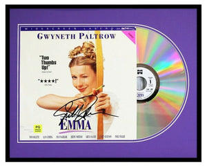 Gwyneth Paltrow Signed Framed 1996 Emma Laserdisc Display