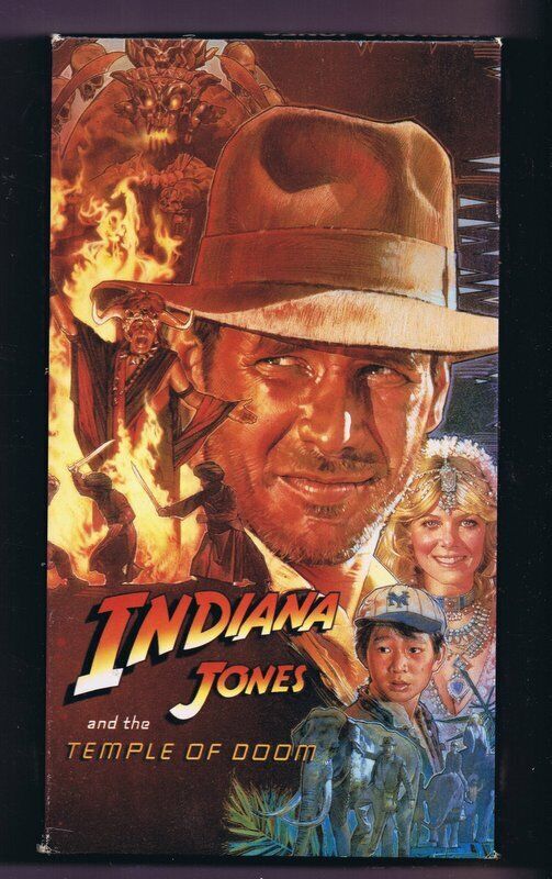 Indiana Jones and the Temple of Doom (1984) VINTAGE VHS Cassette 