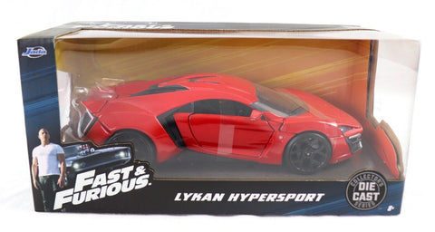 VINTAGE SEALED Jada 1:24 Fast & Furious Lyman Hypersport Die Cast Car