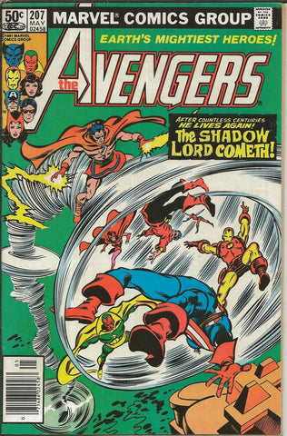 Avengers #207 ORIGINAL Vintage 1981 Marvel Comics 