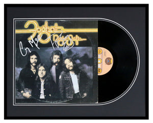 Roger Earl & Craig Macgregor Signed Framed 1976 Foghat Record Album Display