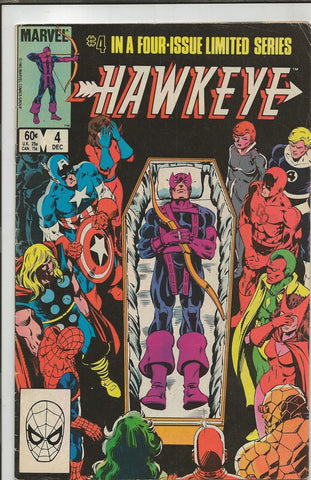 Hawkeye #4 ORIGINAL Vintage 1983 Marvel Comics 