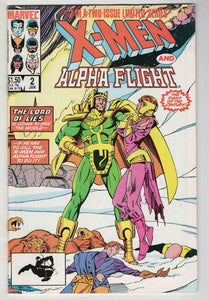 X-Men Alpha Flight #2 VINTAGE 1986 Marvel Comics