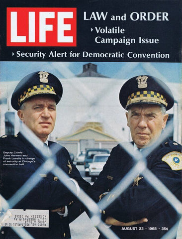 ORIGINAL Vintage Life Magazine August 23 1968 Democratic Convention