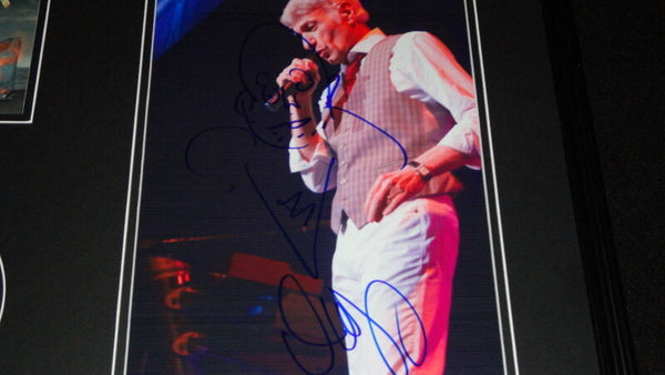 Dennis Deyoung Signed Framed 16x20 Sketch & Styx CD Display