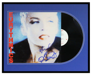 Eurythmics Signed Framed 1985 Be Yourself Tonight Record Album Display