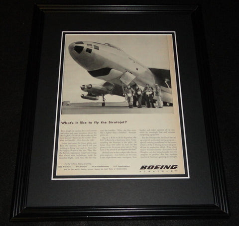 1951 Boeing Stratojet Framed 11x14 ORIGINAL Vintage Advertisement