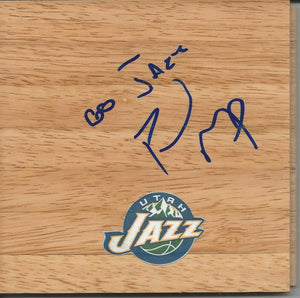 Paul Millsap Signed 6x6 Floorboard Jazz Hawks Louisiana Tech