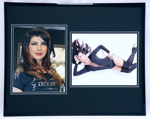 Priyanka Chopra Signed Framed 16x20 Heels Boots Photo Set Quantico