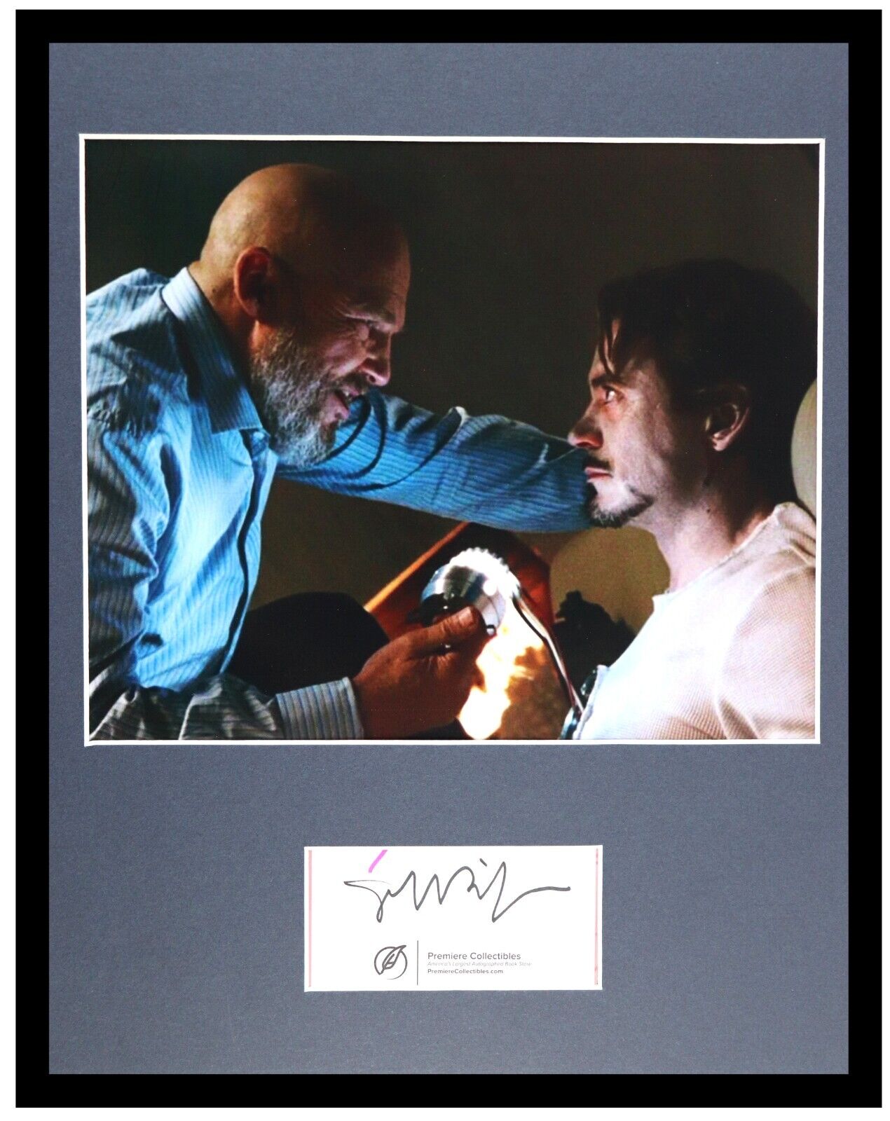 Jeff Bridges Signed Framed 11x14 Iron Man Photo Display PREMIERE w/Robert Downey