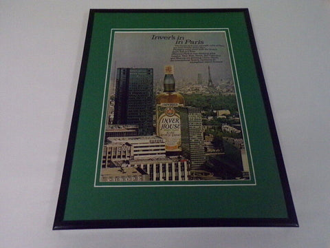 1977 Inver House Whiskey Framed 11x14 ORIGINAL Vintage Advertisement