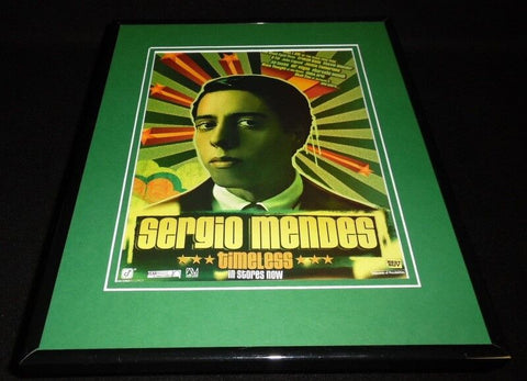 Sergio Mendes 2006 Timeless Framed 11x14 ORIGINAL Vintage Advertisement