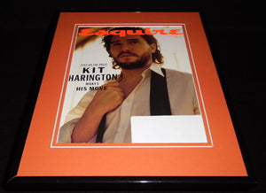 Kit Harrington Framed 11x14 ORIGINAL 2017 Esquire Magazine Cover Game of Thrones