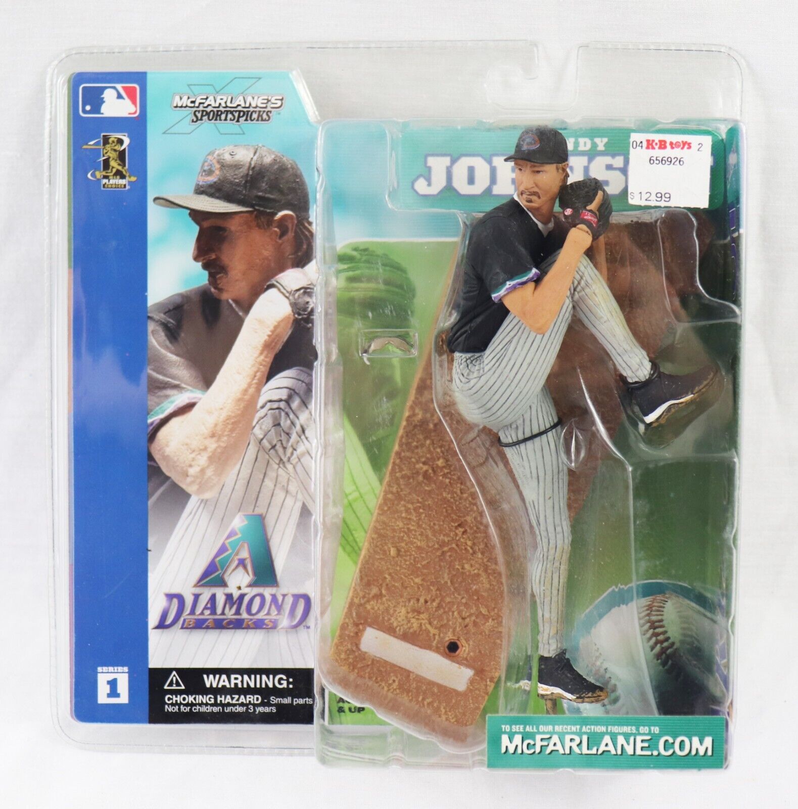 VINTAGE 2002 McFarlane Series 1 Randy Johnson Action Figure DBacks