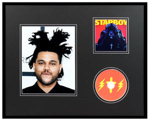 The Weeknd 16x20 Framed Starboy CD & Photo Display