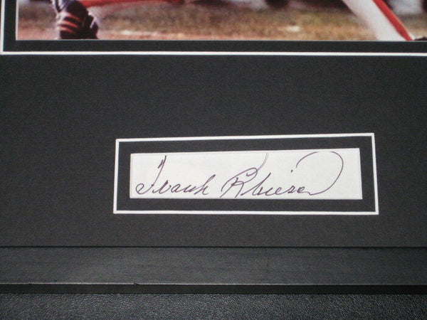 Frank Robinson Signed Framed 11x14 Photo Display JSA Orioles 