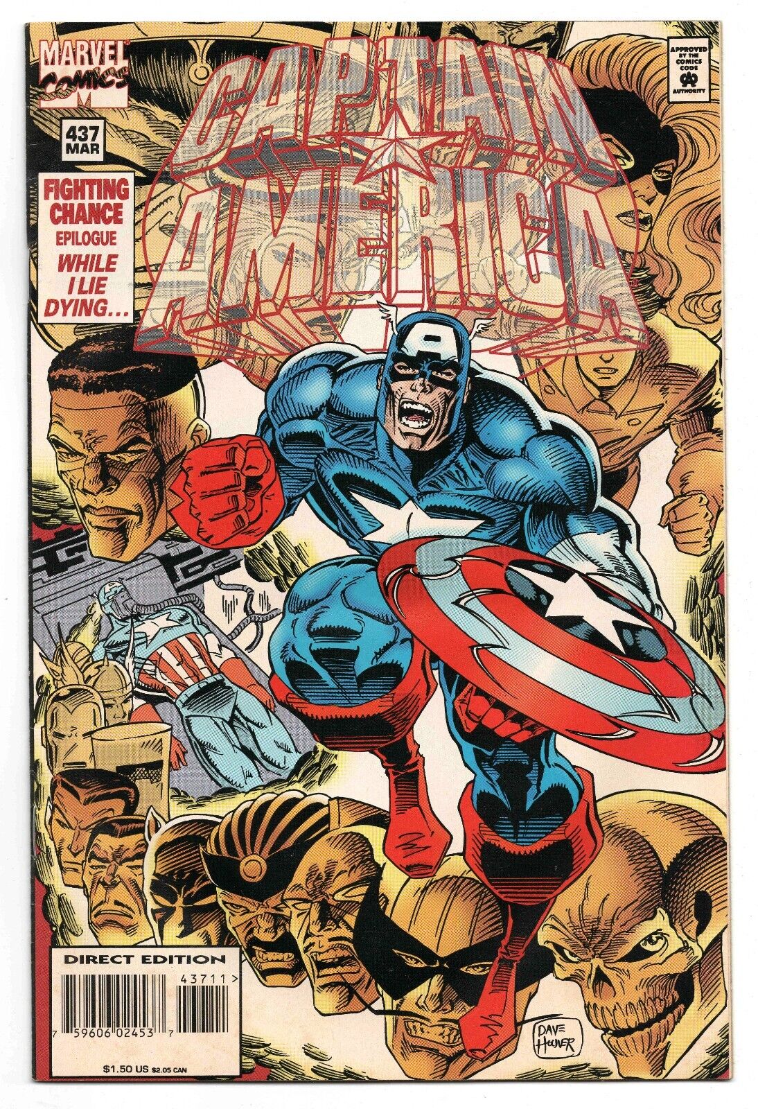 Captain America #437 VINTAGE 1995 Marvel Comics