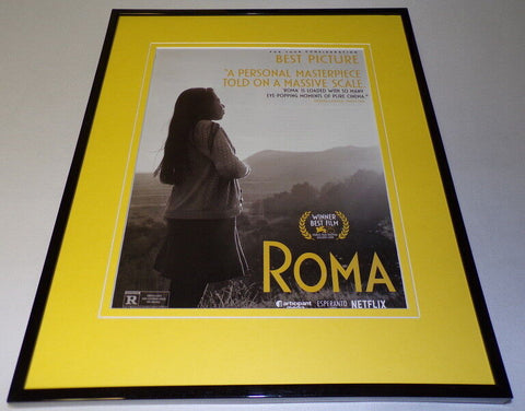 Roma 2018 Netflix Framed 11x14 ORIGINAL Advertisement