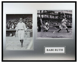 Babe Ruth 16x20 Framed New York Yankees Photo Display