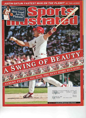 May 22 2006 Sports Illustrated Magazine Albert Pujols Cardinals