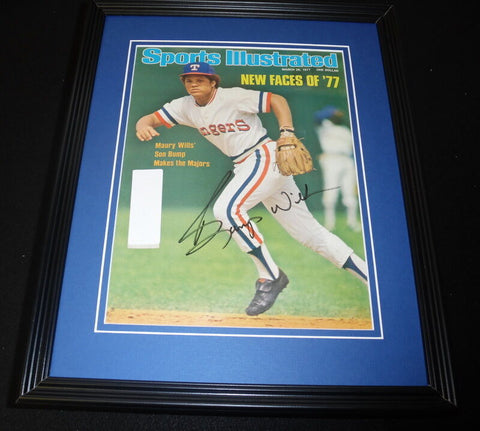 Bump Wills Signed Framed 1977 Sports Illustrated Magazine Cover Rangers