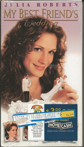 My Best Friend's Wedding VINTAGE VHS Cassette Julia Roberts