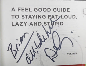 Denis Leary Signed 2008 Why We Suck Hardback Book 