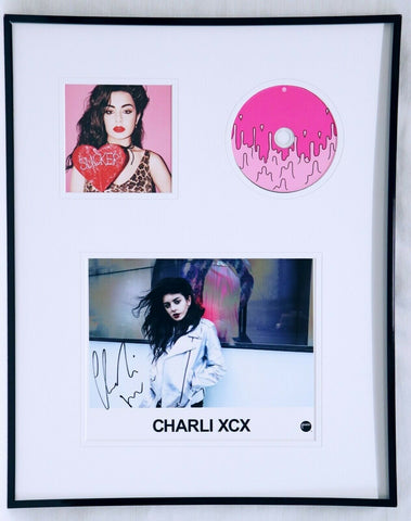 Charli XCX Signed Framed 16x20 Sucker CD & Photo Set