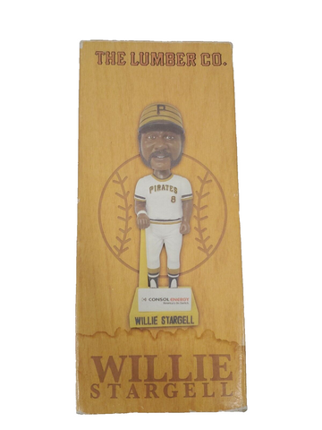 ORIGINAL Vintage 2008 Willie Stargell Lumber Co Pirates Bobblehead SGA PNC Park