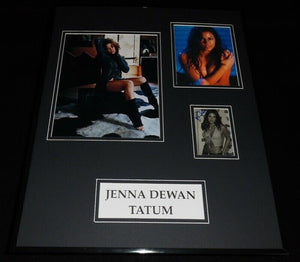 Jenna Dewan Tatum Signed Framed 16x20 Photo Set JSA Step Up