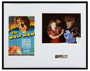 Curt Siodmak Signed Framed 16x20 The Wolf Man Photo Poster Set