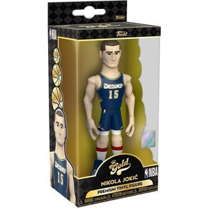 NEW SEALED 2022 Funko Gold NBA Nuggets Nikola Jokic 5" Action Figure