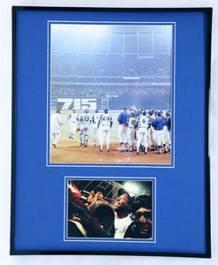 Hank Aaron Home Run Record Framed 16x20 Photo Set Braves